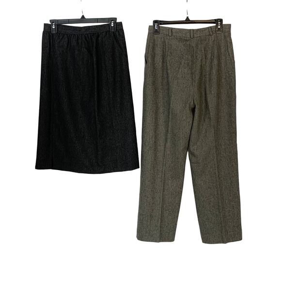 Juniors Gray Wool Skirt and Pants 12p Austin Hill and JH Collectables - Picture 2 of 4